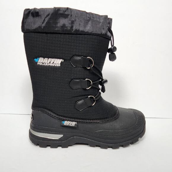 Baffin Boots Youth Size 7 Black Igloo Junior Winter Snow Polar Proven Insulated - Picture 11 of 16